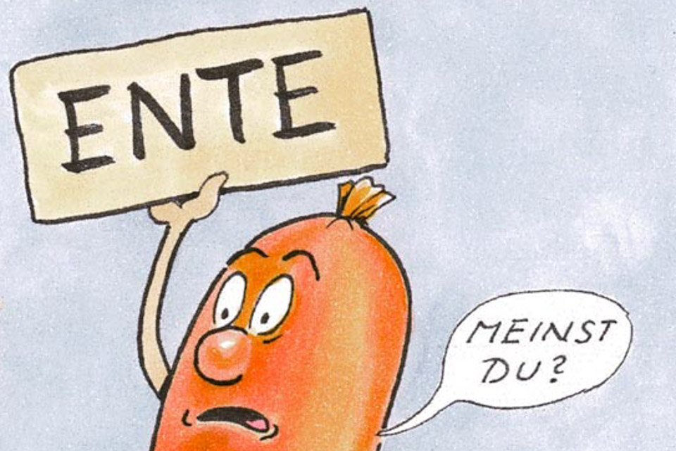 Die Wurst hat recht